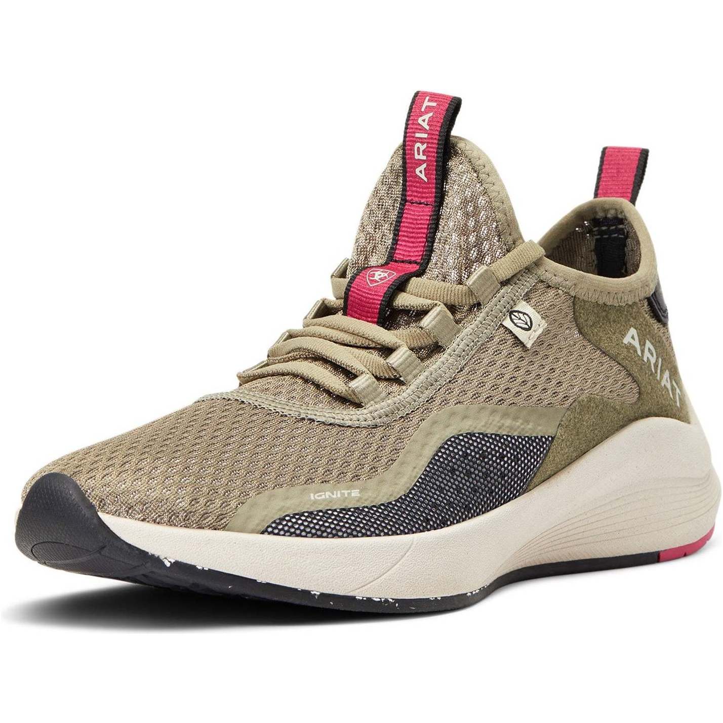 2022 Ariat Womens Ignite Eco Slip On Trainer 10038401 - Olive